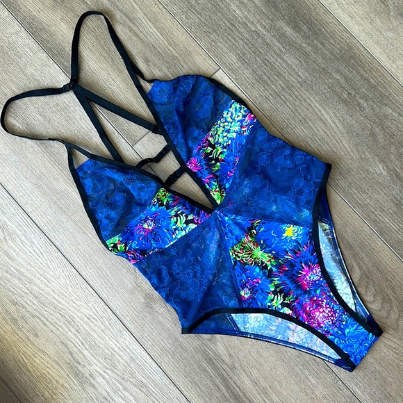 Victoria's Secret Other - VS x Mary Katrantzou Blue One Piece SMALL